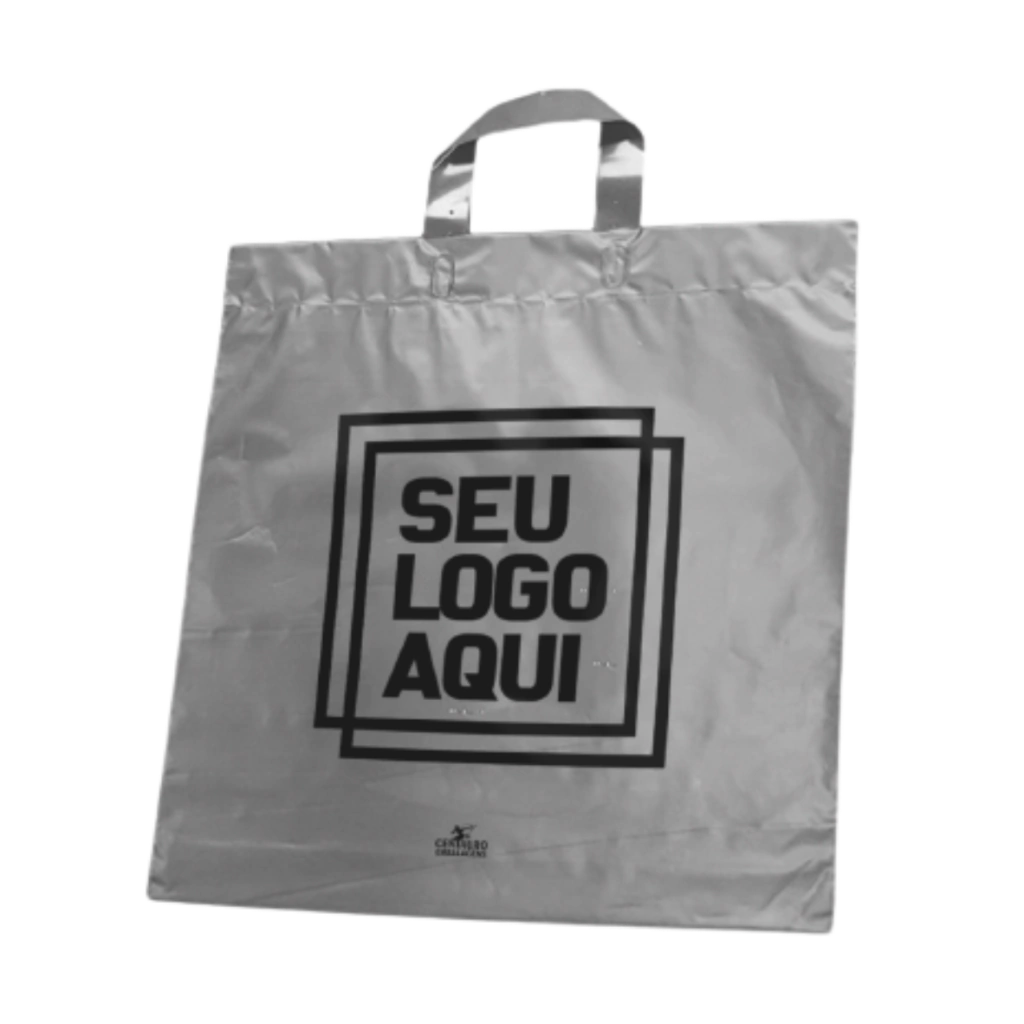 Sacola 40x50 (largura x altura) Espessura 0,15 Plástico Fosco - Imagem 2